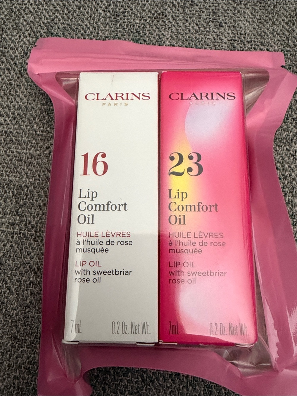 Clarins Lip Comfort Oil Duo